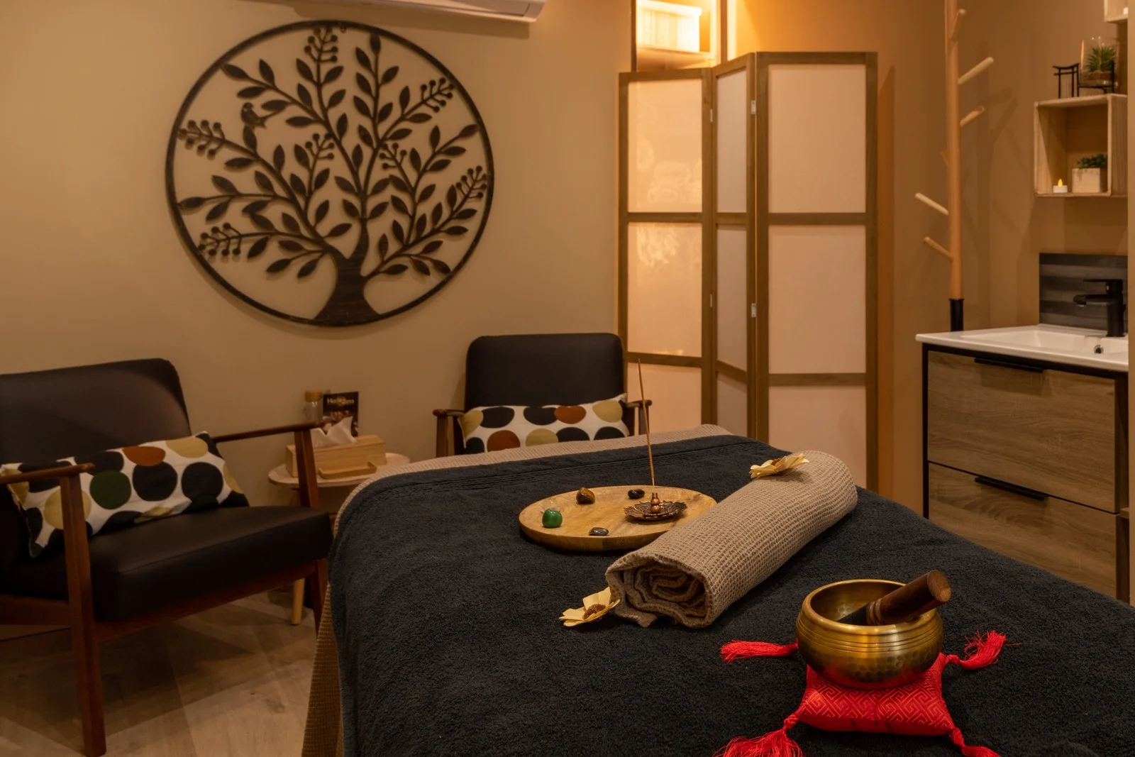 Massage bien-être pour femme